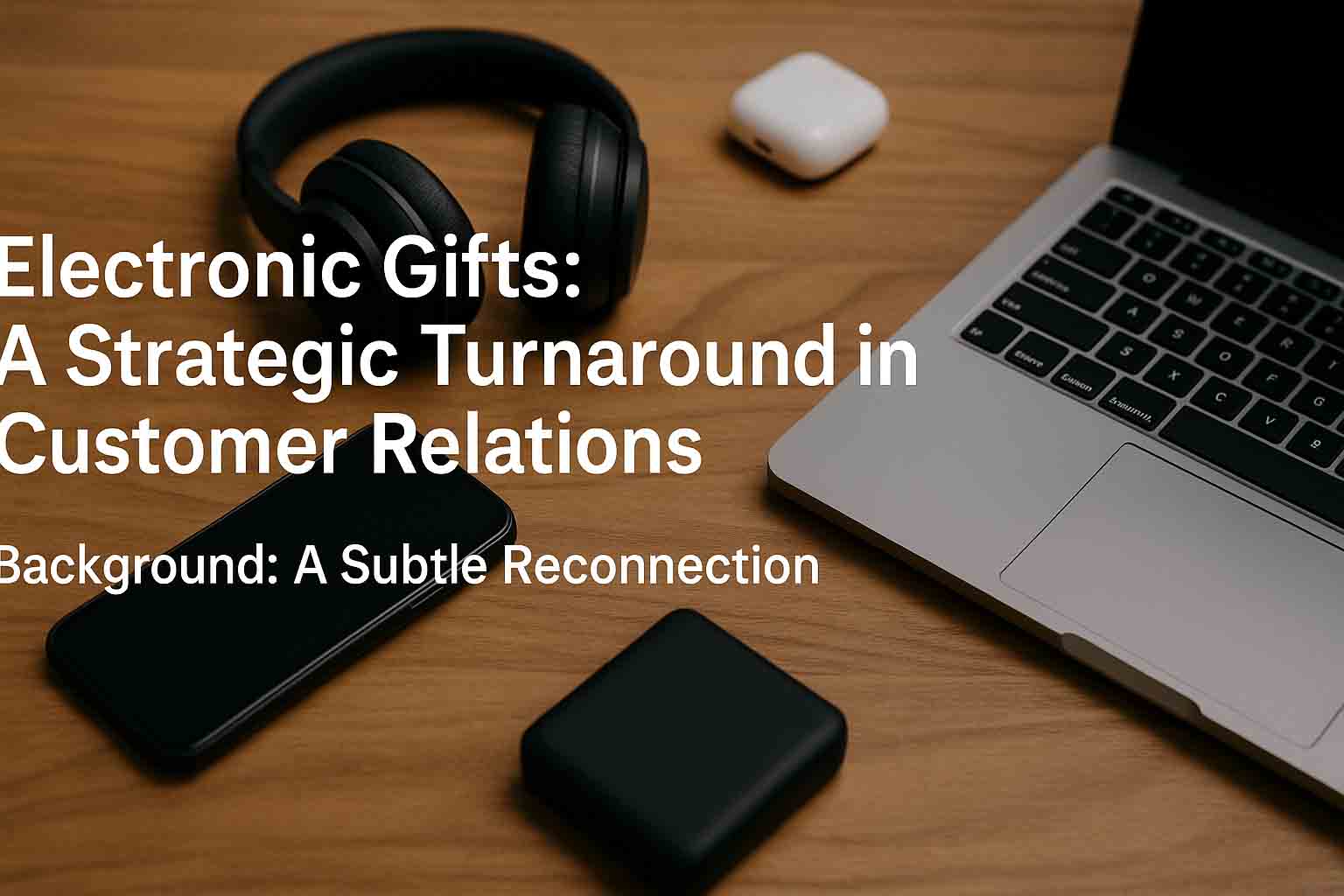 Electronic Gifts: A Strategic Turnaround in Customer Relations 1 Electronic Gifts as the Catalyst