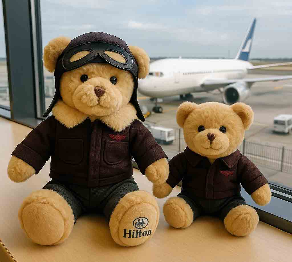Stuffed Teddy Bears: Pilot Bear - A Tailored Gift for Your Business's Air Travel Ventures 1 Why Choose Stuffed Teddy Bears Pilot Bear for Air Travel Activities Giftdonna
