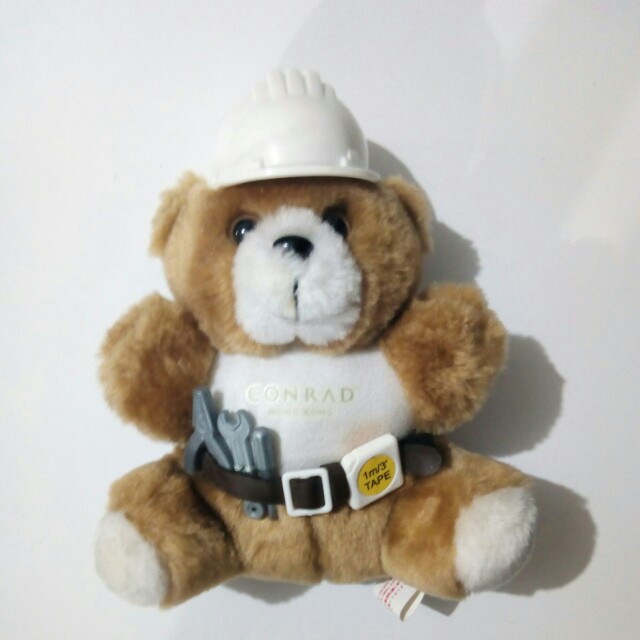 Ingenious Construction Worker Soft Toy Engineer Teddy Bear 2 18cm Engineer Teddy Bear Plush