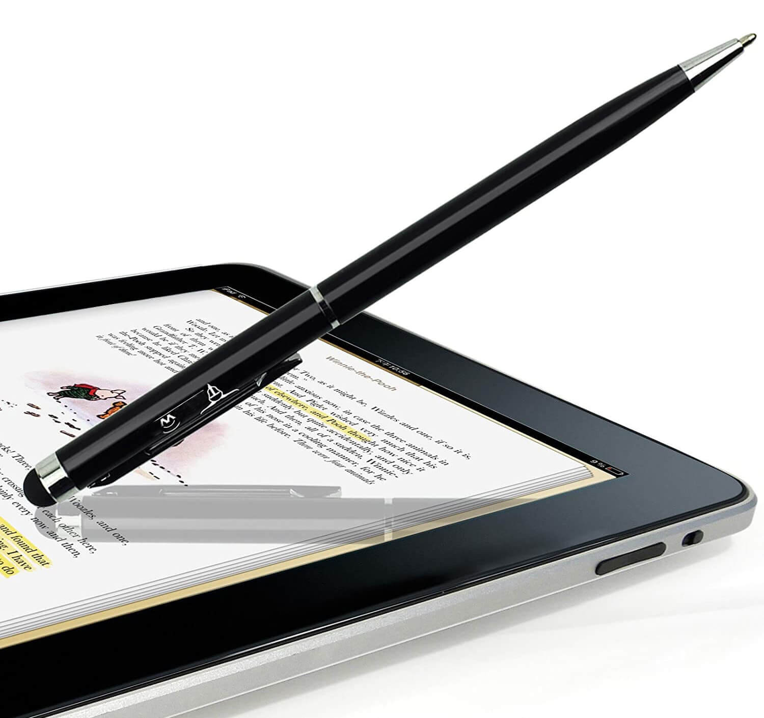 2 in 1 Slim Capacitive Stylus & Ballpoint Pen for Universal Touch Screens Devices-giftdonna