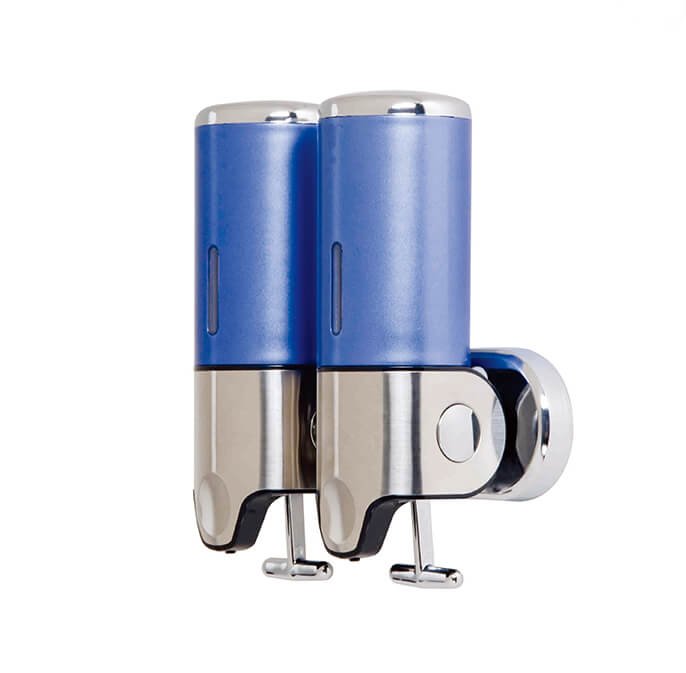 Stainless Steel Wall Mounted Soap Dispenser Double Head Pull Type Stylish 3 304 stainless steel soap dispenser