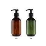 500ml empty shampoo PET plastic bottle for hand sanitizer packaging