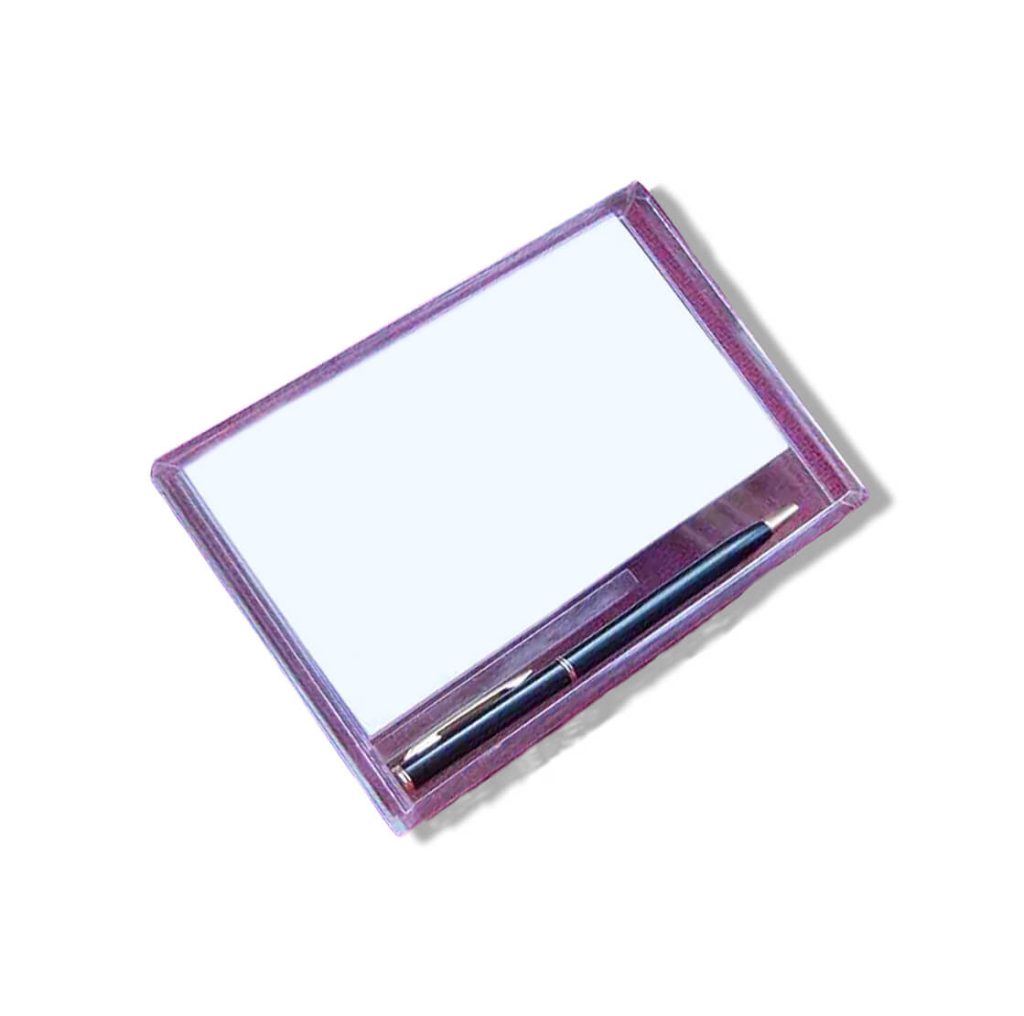 Acrylic Tray: Organize Your Workspace with our Clear Memo Paper Acrylic Tray