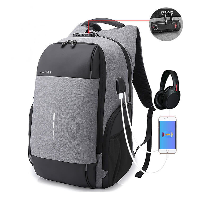 Anti-Theft Bag 15.6 inch Best Laptop Backpack with USB Charging and Earphone Port 2 Anti Theft Bag 15.6 Inch Laptop Backpacks With USB Charging Port