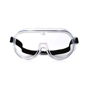 Anti-spray airless valve closed medical goggles