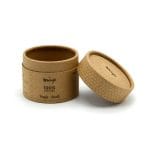 Brown Kraft Round Cardboard Belt Buckle Gift Packaging Boxes