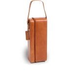 Brown Leather Wine Bags-Leather Box