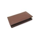 Brown imitation leather card holder Large-capacity-small leather goods