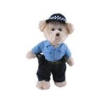 Constable Dressed Teddy Bear Soft Toy