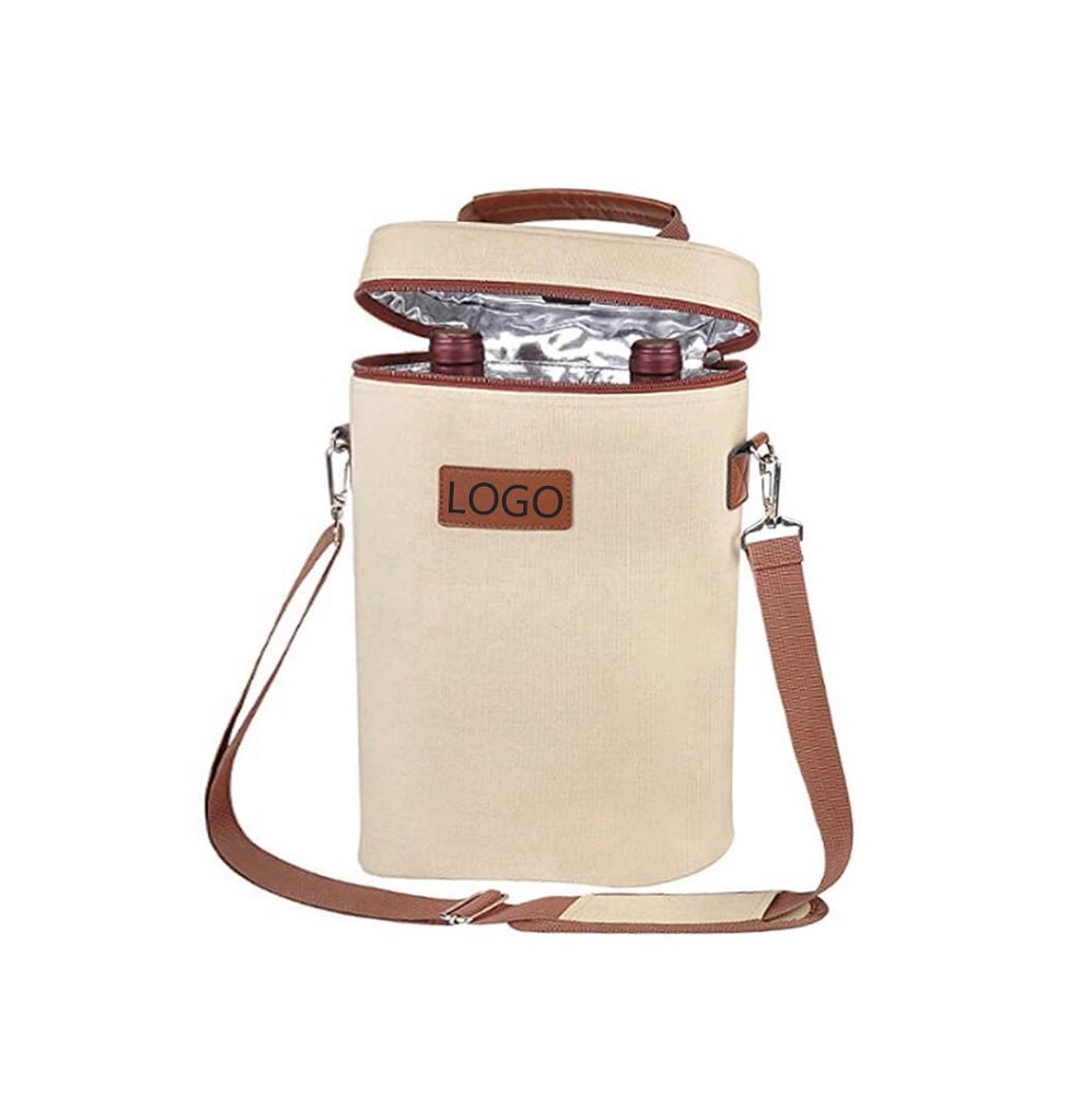 Cotton Canvas Wine Bag
