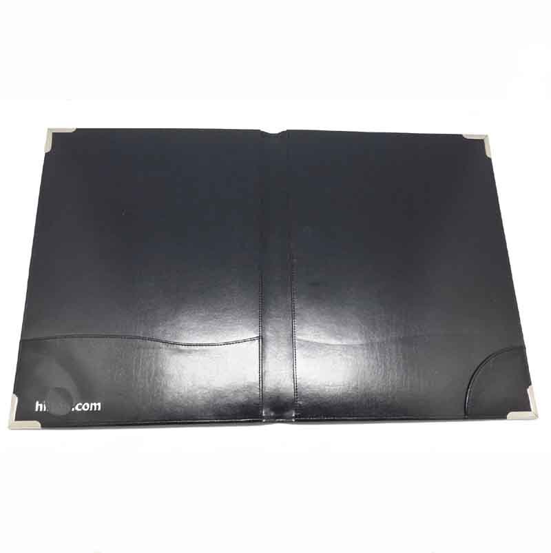 Leather File Folder (personalized leather portfolio) for Business Events, Offices, and Hotels 2 Custom leather folder