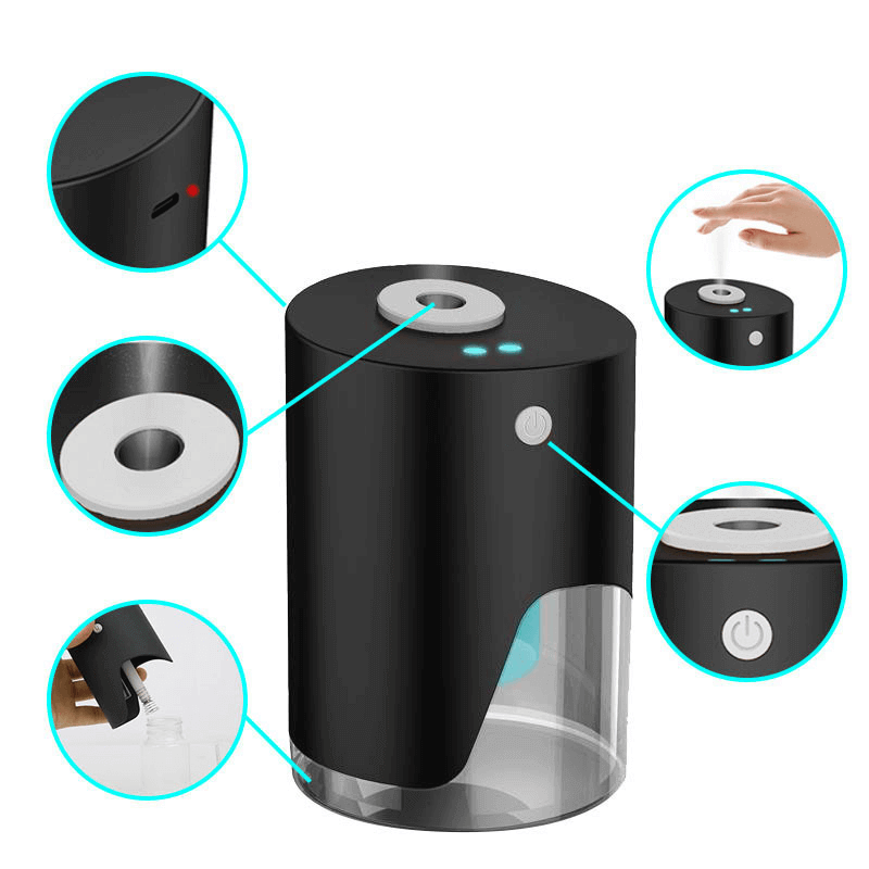 Touchless Alcohol Spray: Rechargeable, Induction-Powered Disinfection Companion 3 Details of alcohol sprayer