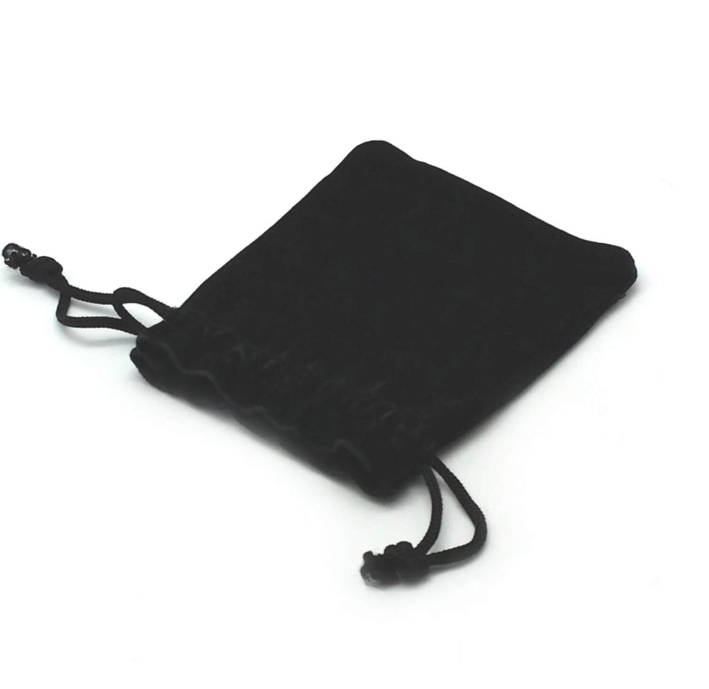 Drawstring wedding favor gift bag and accessories