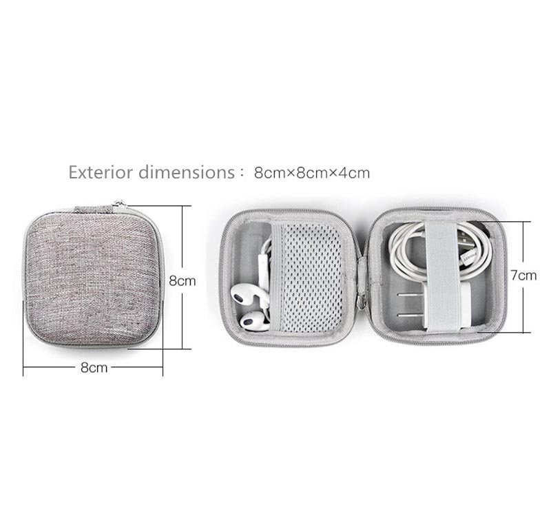 Hard EVA Headphone Case - Secure Storage for Digital Accessories and Headphones 2 EVA digital storage bag 3C digital accessories storage bag portable EVA headset box