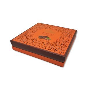 Exquisite Empty Chocolate Box with Upper and Lower Cover