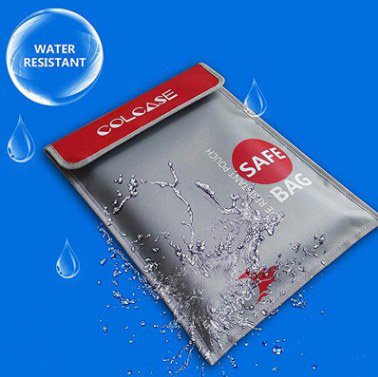 Premium Fireproof Bag 15 × 11 Inches - The Ultimate Safe Storage Solution for Your Valuables 4 Fireproof file bag Double-sided high temperature resistant waterproof explosion-proof bag can be customized Logo