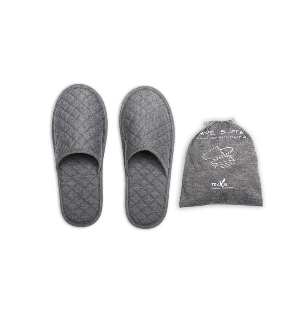 Foldable hotel slippers
