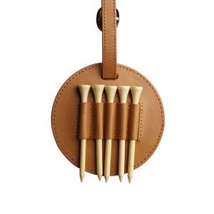 Leather Golf Tee Holder