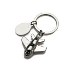 Metal Airplane Keychain Metal Key Ring