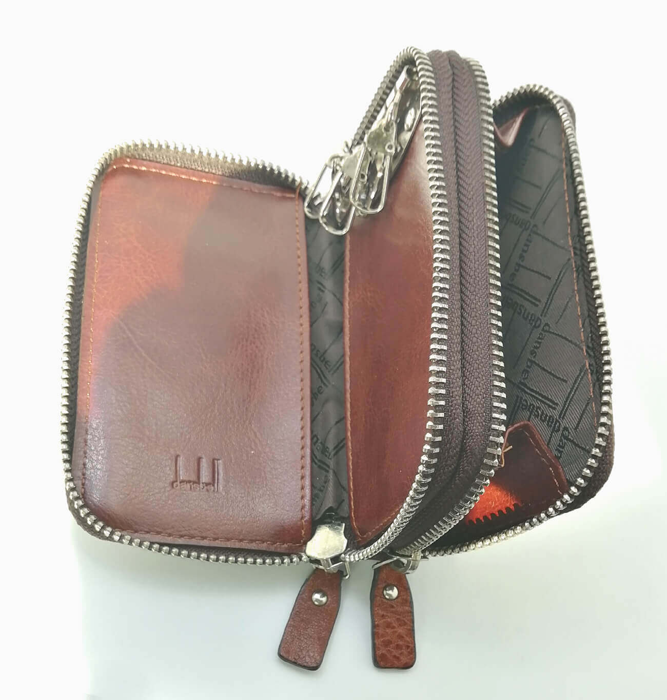 Versatile Oxford Cloth Key Case Wallet Double Zipper Security for Men and Women 5 Oxford Cloth Key Case Woman Man Coin Purse with Double Zipper