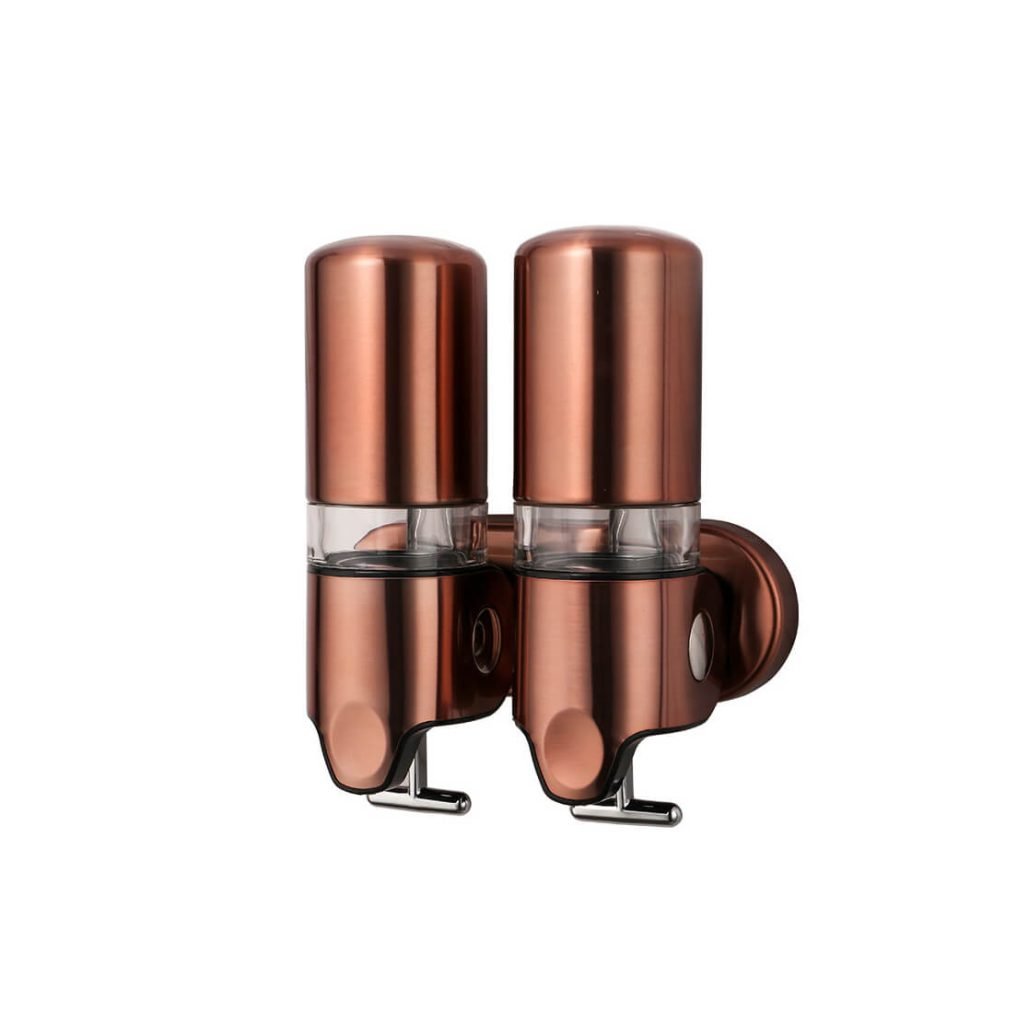 Rose Gold Double-Headed Soap Dispenser