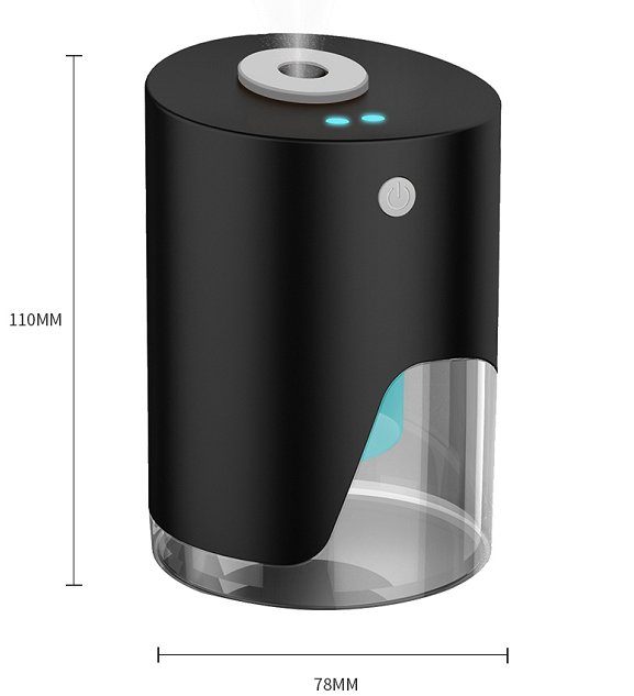 Touchless Alcohol Spray: Rechargeable, Induction-Powered Disinfection Companion 2 Size of Alcohol Sprayer