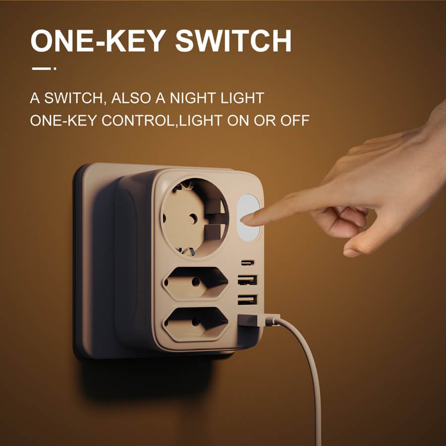 Discover 6 Exceptional Night Lights to Enhance Bedtime Comfort 1 Sockets with night light