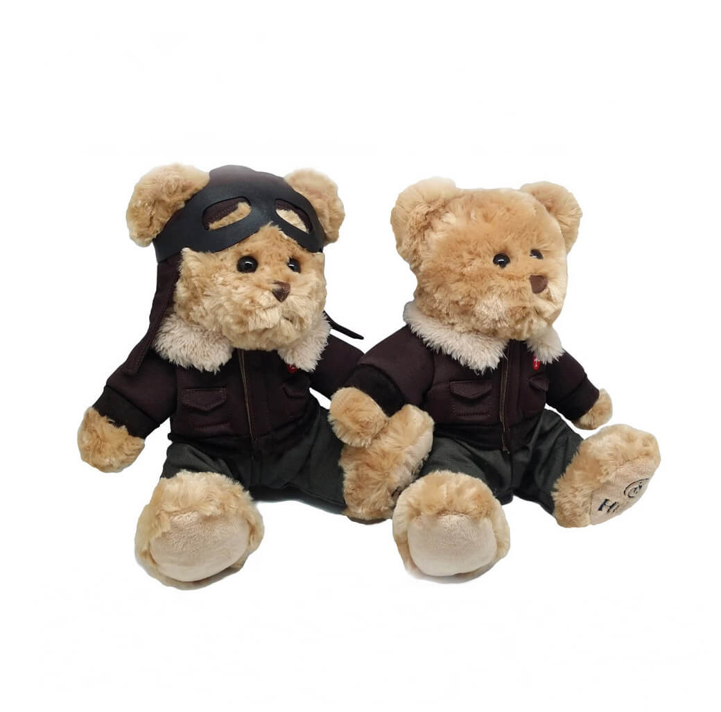 Pilot Stuffed Teddy Bears – Charming Pilot Teddy Bear for Gifts & Promotions 2 Teddy Bear Pilot Plush Toy