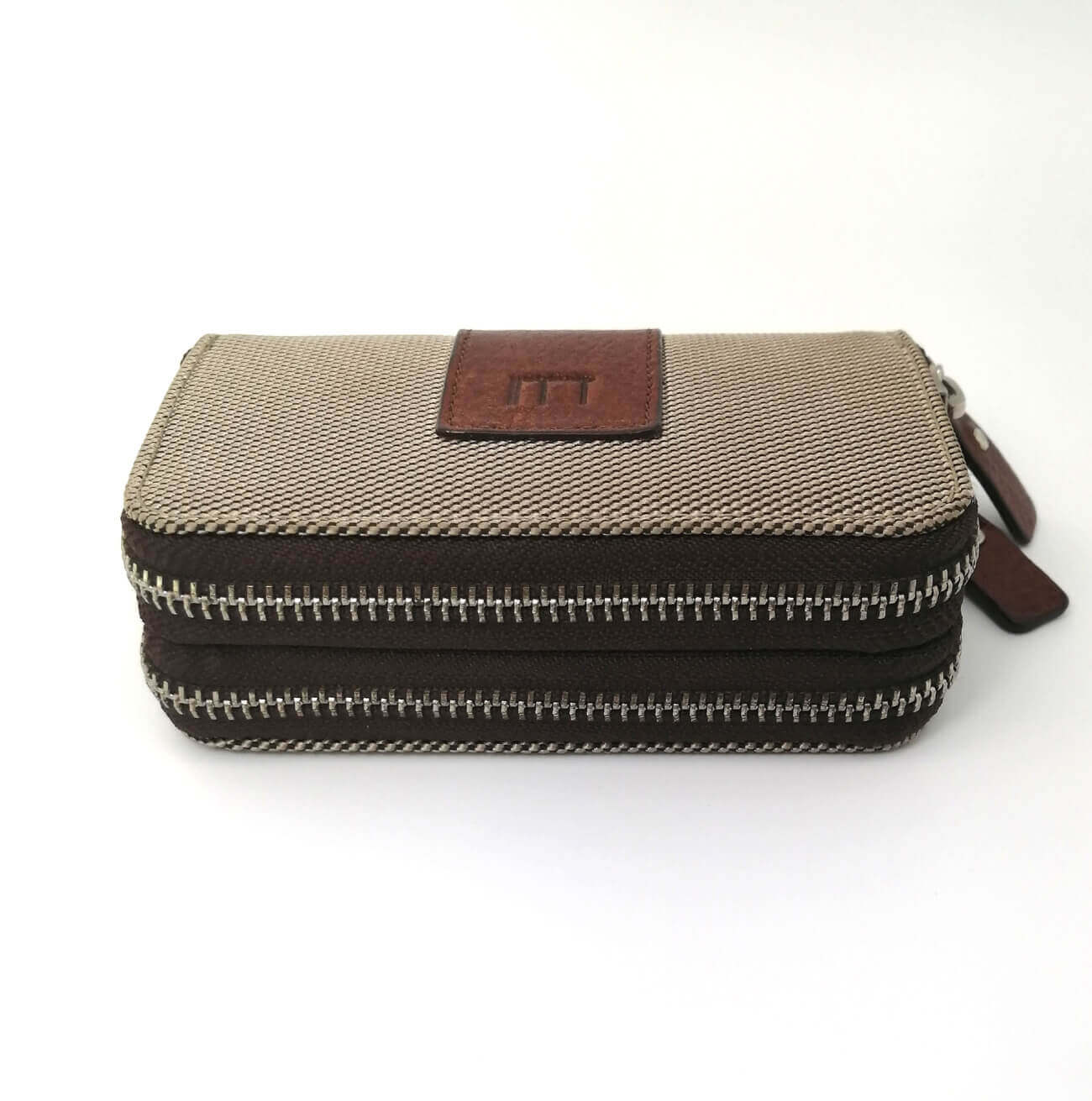 Versatile Oxford Cloth Key Case Wallet Double Zipper Security for Men and Women 2 Woman Man Coin Purse