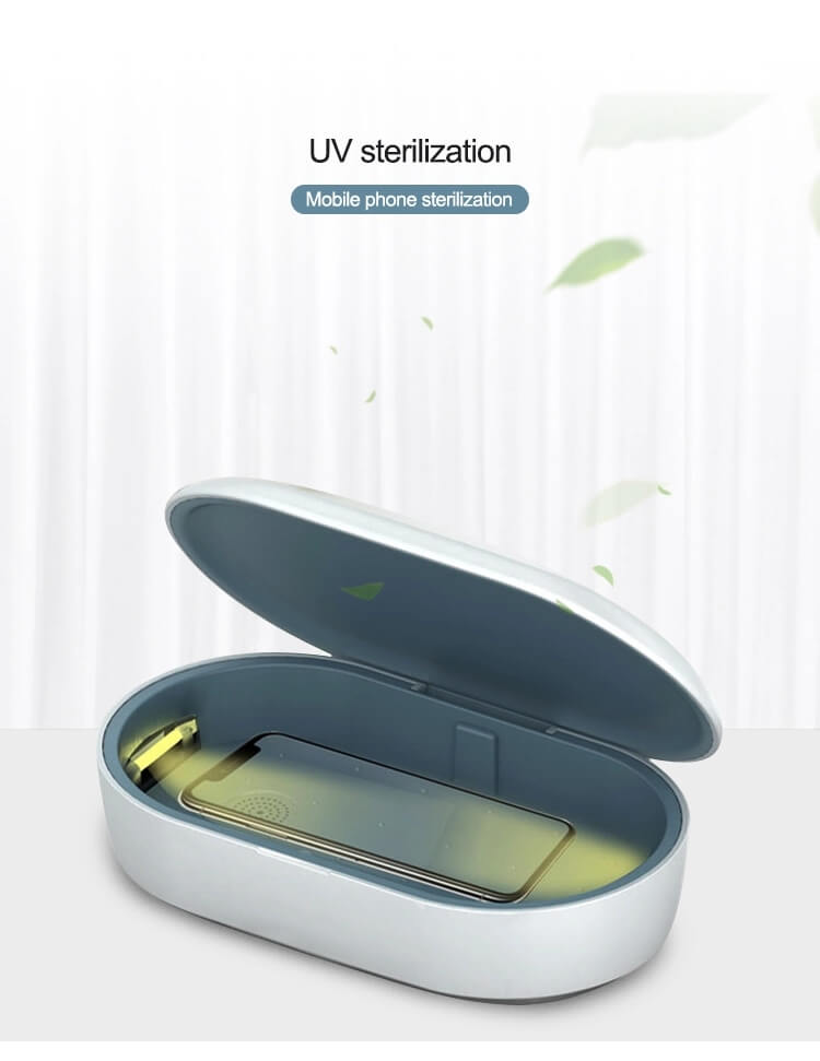 Advanced 10W UV Light Sterilizer with Wireless Charging Box Sanitize Phones, Masks, and Keys 16 best portable uv sterilizer-giftdonna