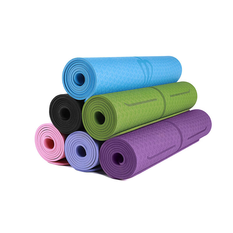 Best Yoga Mats Eco-Friendly TPE Non-Slip for Optimal Comfort and Corporate Gifts (6mm Thickness) 3 cheap yoga mats