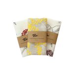 cotton linen kitchen tea towel with printing Flour sack tea towel