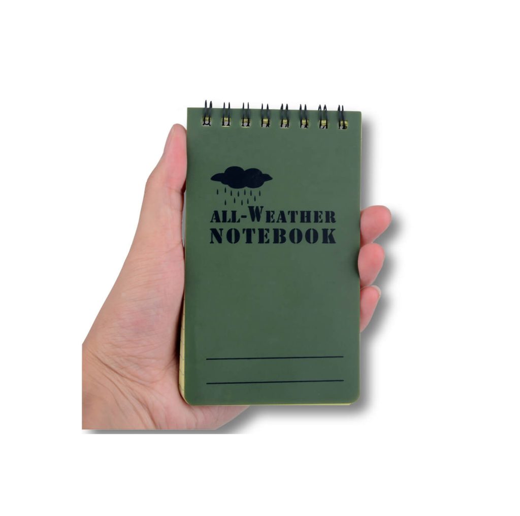 green tactical notebook