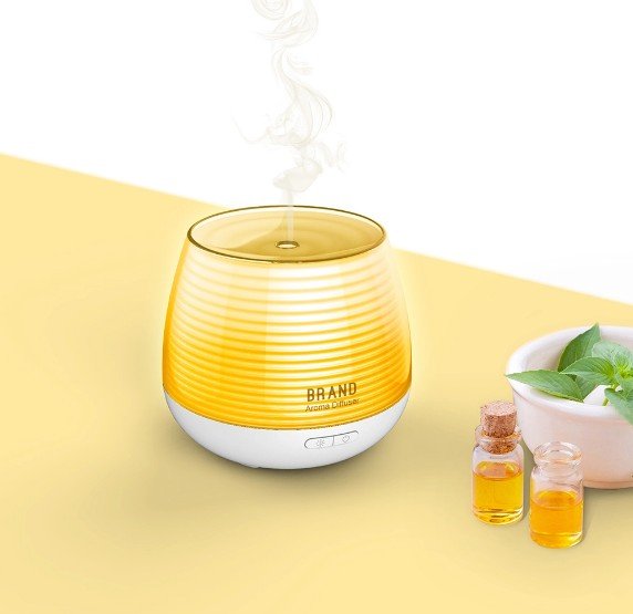 Ultrasonic Humidifier Aroma Diffuser with 7 Changing Colors and USB Convenience 5 humidifiers home