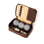 leather golf gift Set Box