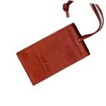 leather luggage tags customized