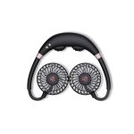 Colorful Mini Massage Hanging Neck Fans with Aromatherapy