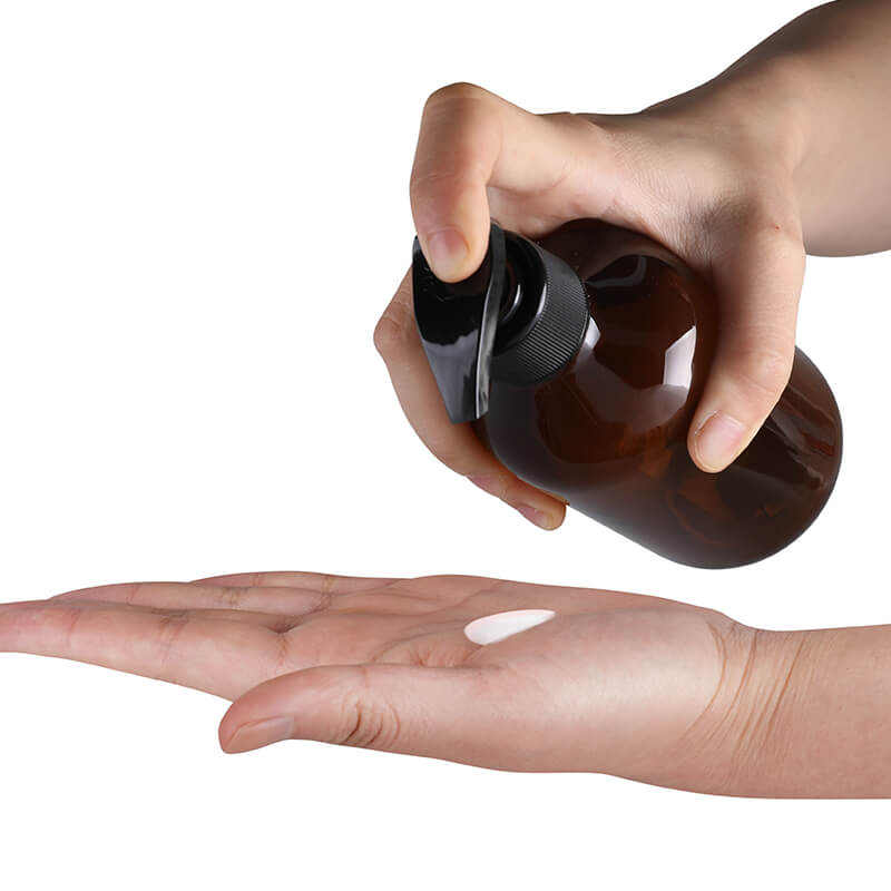 Durable 500ML PET Plastic Bottle for Hand Sanitizer Packaging 5 shampoo PET plastic bottle show