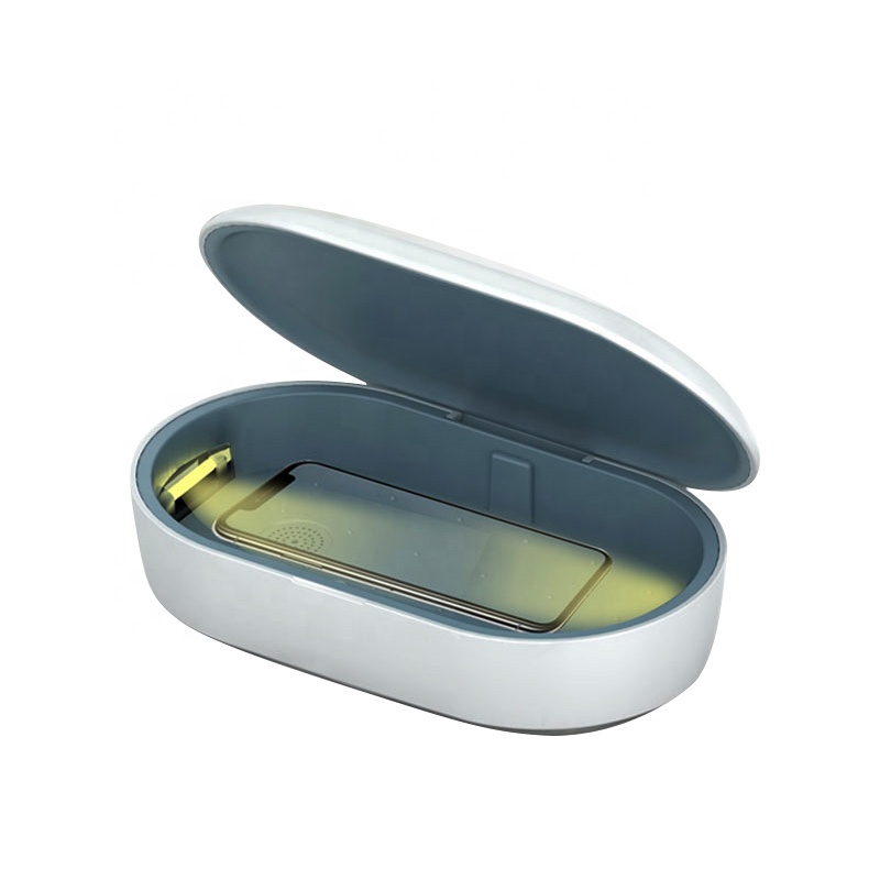 Advanced 10W UV Light Sterilizer with Wireless Charging Box Sanitize Phones, Masks, and Keys 4 uv light box