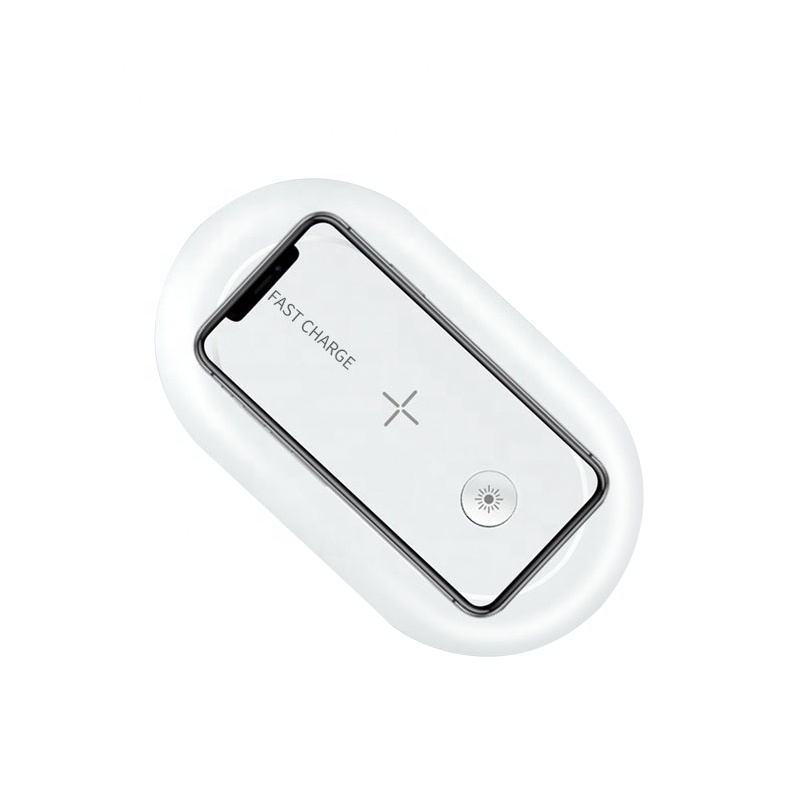 Advanced 10W UV Light Sterilizer with Wireless Charging Box Sanitize Phones, Masks, and Keys 2 uv sterilization box