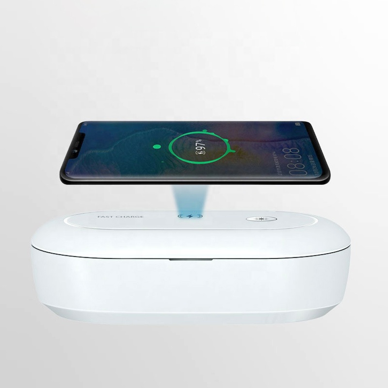 Advanced 10W UV Light Sterilizer with Wireless Charging Box Sanitize Phones, Masks, and Keys 5 wireless charging