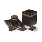 Hotel leather tea box set and guest room leather goods customization