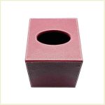 Hotel Imitation Leather Square Tissue Box Cover