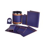 Hotel room leather service guide folder menu holder