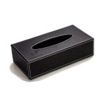 Leather tissue box cover pu leather pumping tray hotel room leather goods