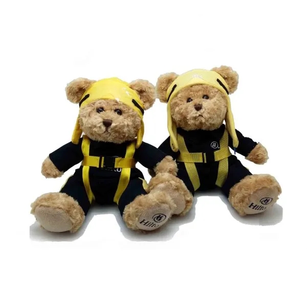 construction worker uniform stuffed bear