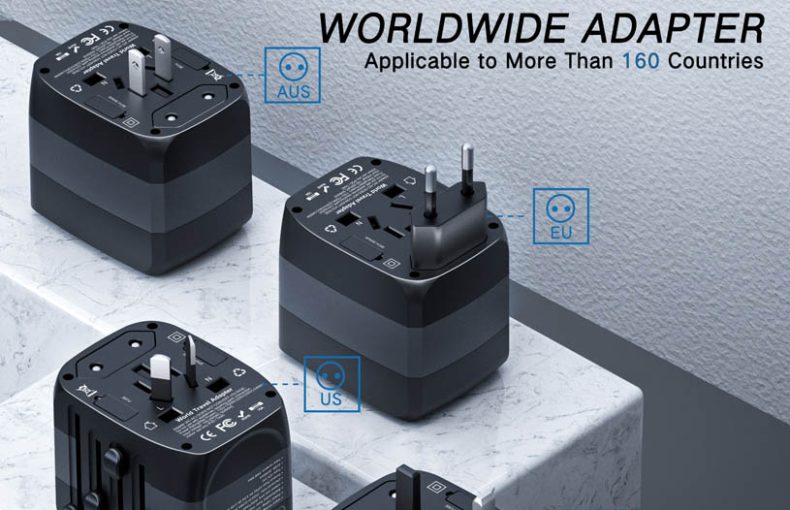 High End Promotional Items - Travel Companion Universal Plug Adapter