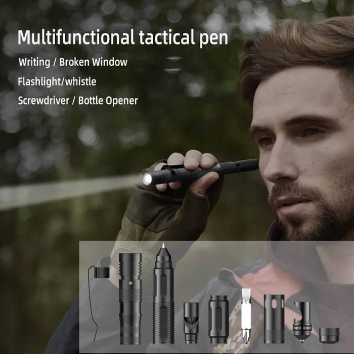 Unique Promotional Item Ideas multitool Tactical Pen for self defense and outdoor survival
