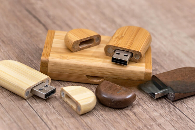 Custom USB Drives Bamboo USB Drive