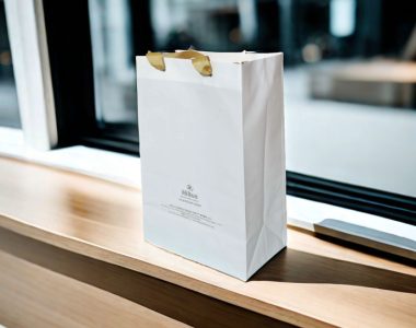 Translucent plastic gift bags